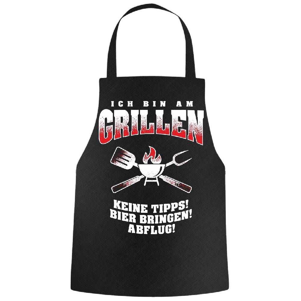 Spass Kostet Grillschürze Sprüche Ich bin am Grillen ABFLUG