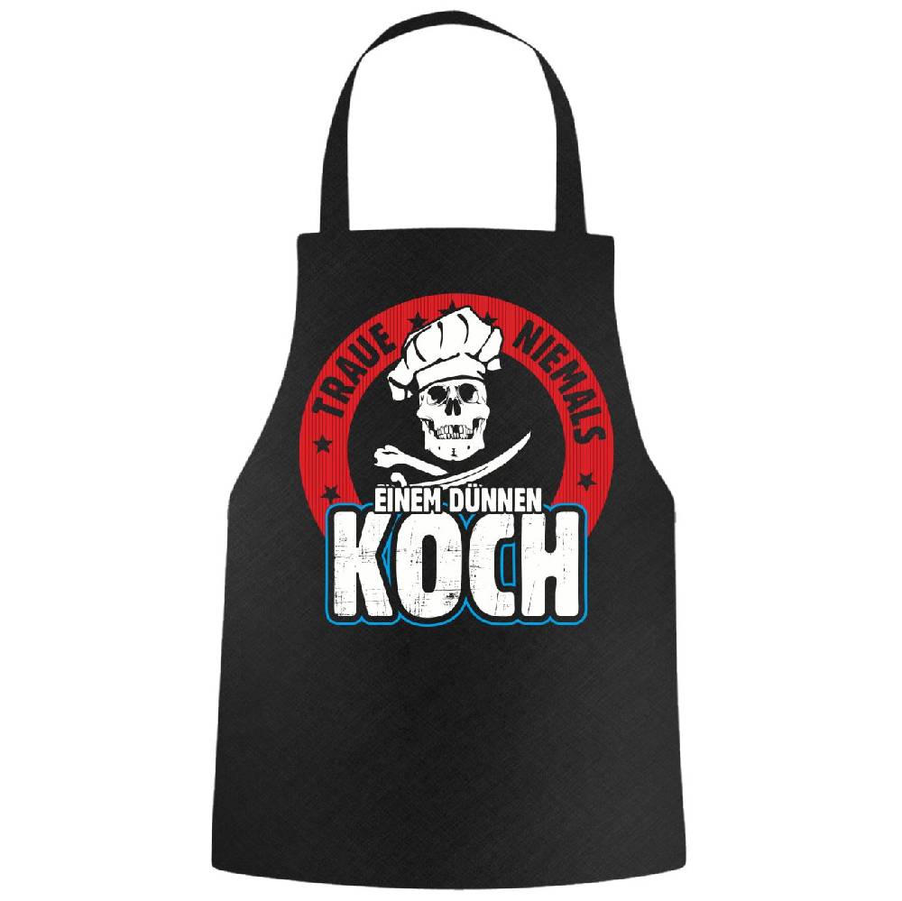 Spass Kostet Grillschürze Sprüche Traue niemals einem dünnen Koch