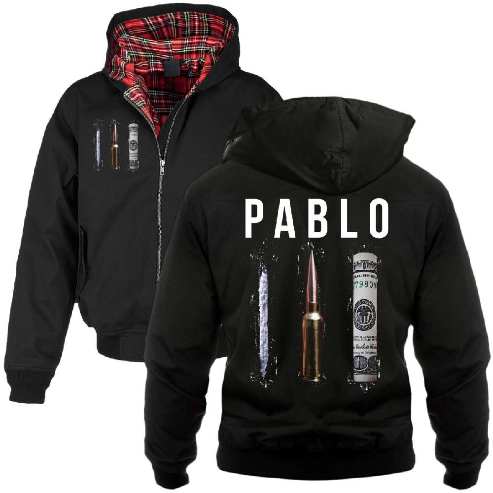 Spass Kostet Harrington Jacke mit Kapuze Crime Money Spass Kostet Harrington Jacke mit Kapuze Crime Money