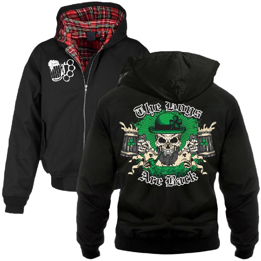 Spass Kostet Harrington Jacke mit Kapuze The Boys are Back