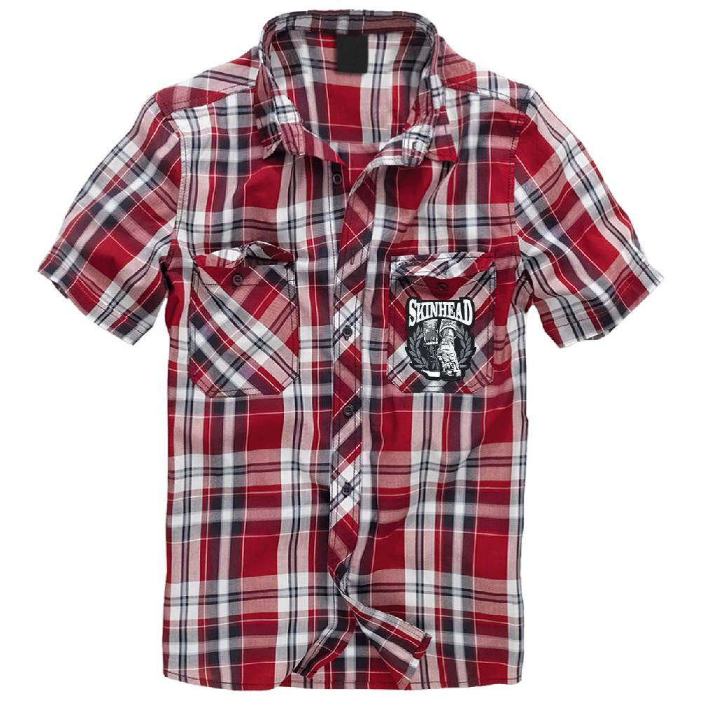 Spass Kostet Hemd Kurzarm Karo kariert Skinhead - a way of life