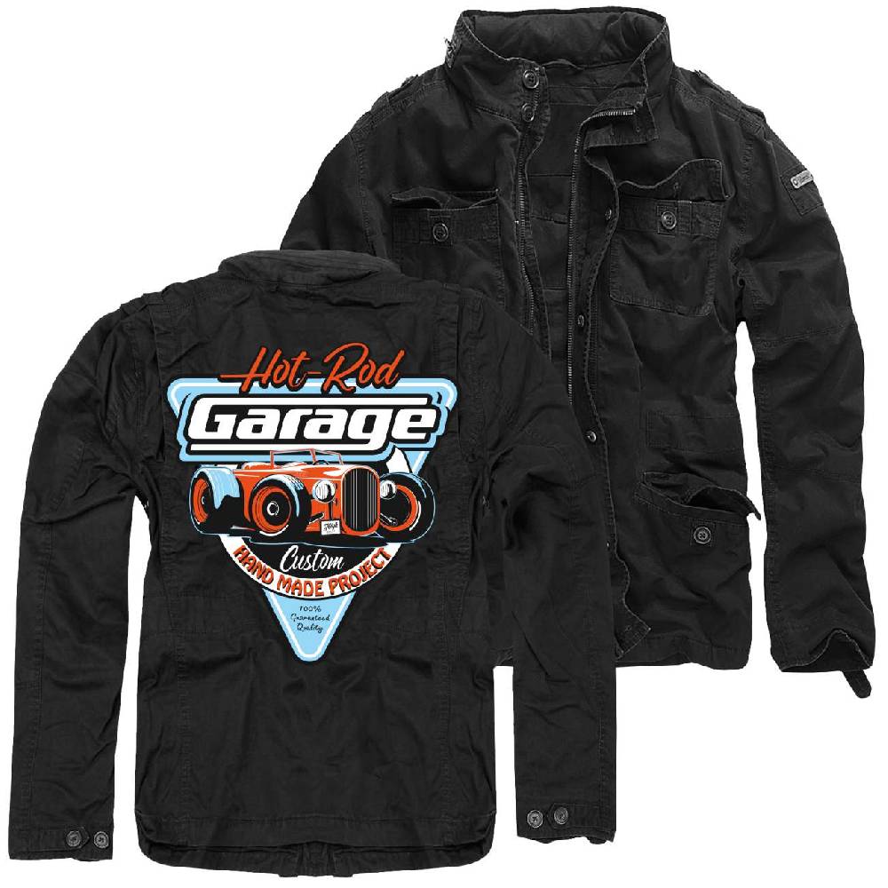 Spass Kostet Herren Army Vintage Jacke Sommer Herbst Hot rod Garage