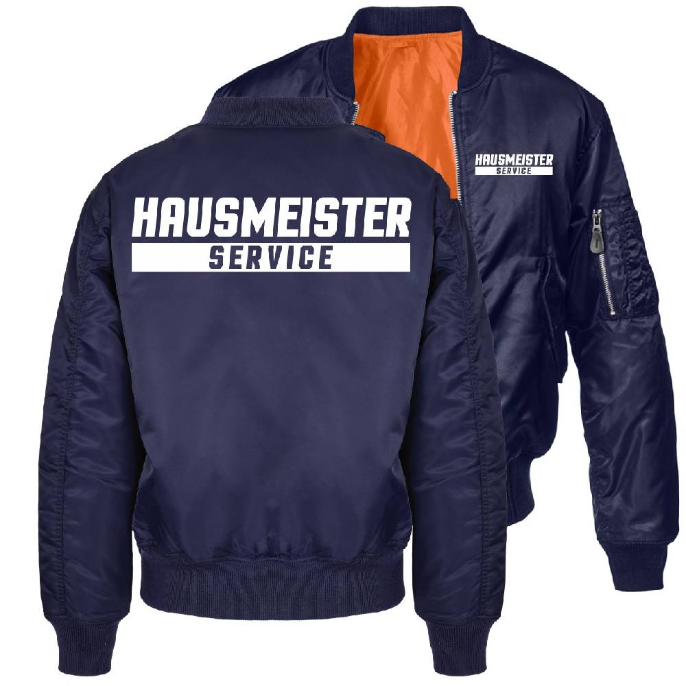 Spass Kostet Herren Bomberjacke Pilotenjacke HAUSMEISTER Größe S bis 5XL