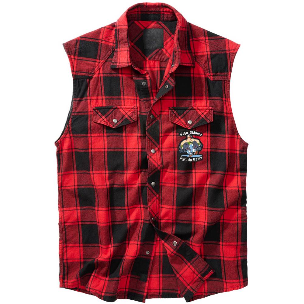 Spass Kostet Holzfäller Hemd als Weste Echte Männer jagen ihr Essen