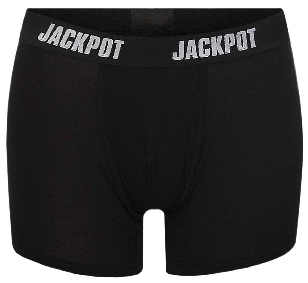 Spass Kostet Jungen Boxershort schwarz JACKPOT Größe 140 bis 158 cm