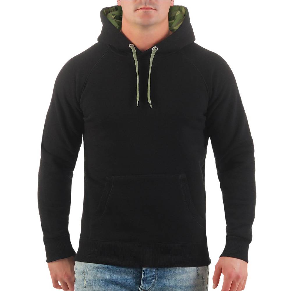 Spass Kostet Kapuzenpullover mit tarn Kapuze in Armee Look Grösse S bis XXXL