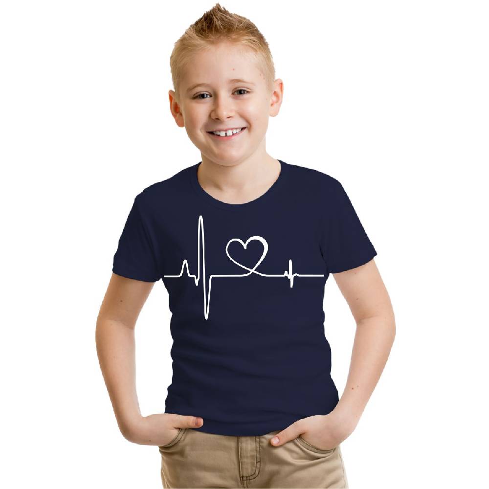 Spass Kostet Kinder T-Shirt Herzschlag Liebe & Hoffnung