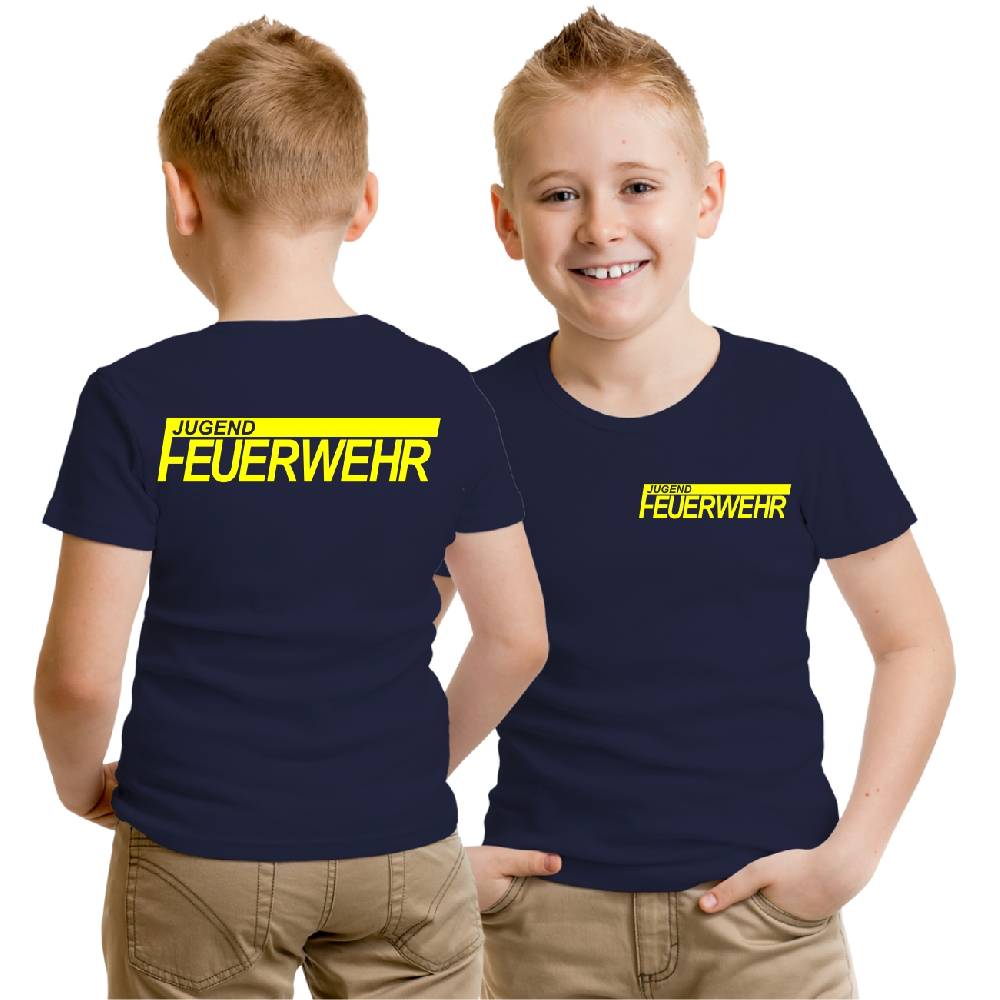 Spass Kostet Kinder T-Shirt Jugendfeuerwehr NEONGELBER Druck