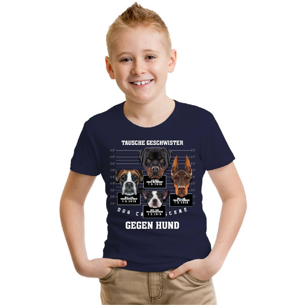 Spass Kostet Kinder T-Shirt Tausche Geschwister gegen Hund