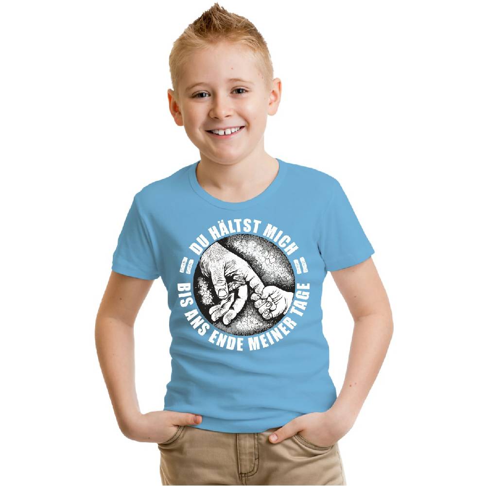 Spass Kostet Kinder T-Shirt Vater Papa Sohn Tochter DU HÄLTST MICH BIS ANS ENDE MEINER TAGE