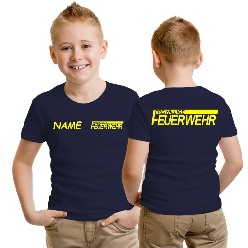 Spass Kostet Kinder TShirt Freiwillige Feuerwehr mit WUNSCHNAME