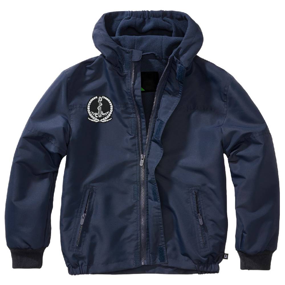 Spass Kostet Kinder Windbreaker mit Innenfutter Hafen und Anker Größe 122 cm bis 176 cm