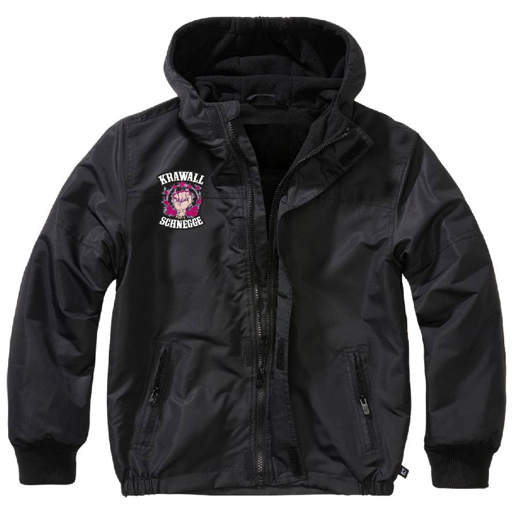 Spass Kostet Kinder Windbreaker Mit Innenfutter Krawallschnegge Größe 122 Cm Bis 176 Cm