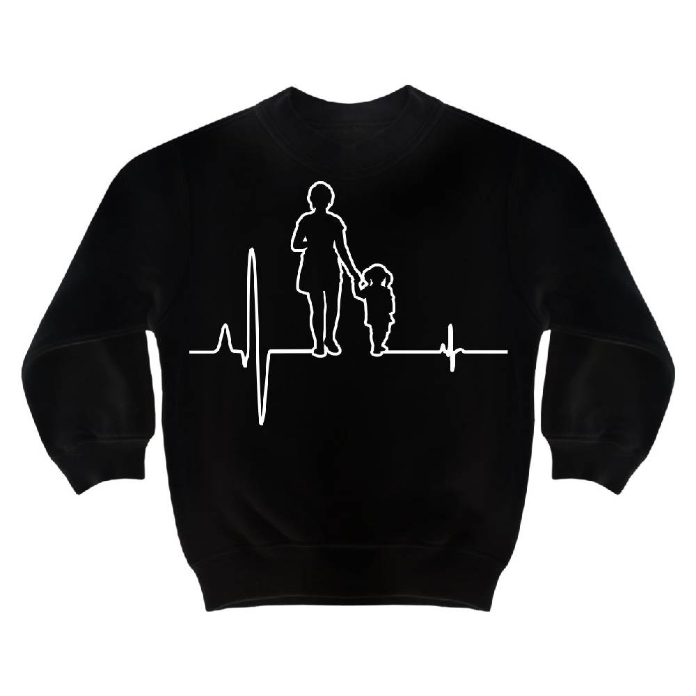 Spass Kostet Kinderpullover Herzschlag Mama Tochter