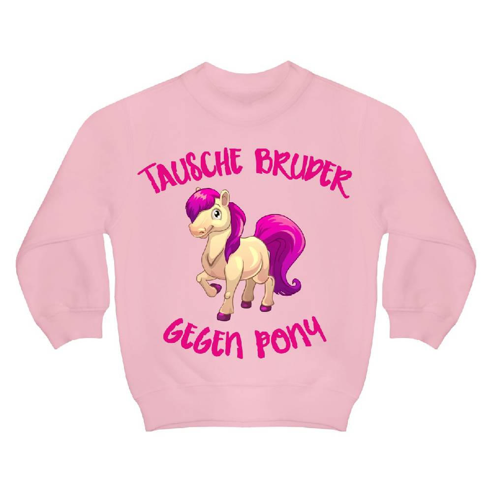 Spass Kostet Kinderpullover Tausche Bruder gegen Pony