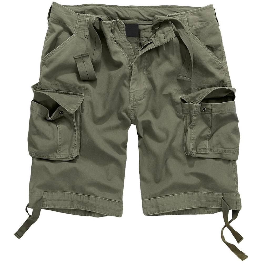 Spass Kostet Kurze Armee Hose UNBEDRUCKT oliv bis 7XL
