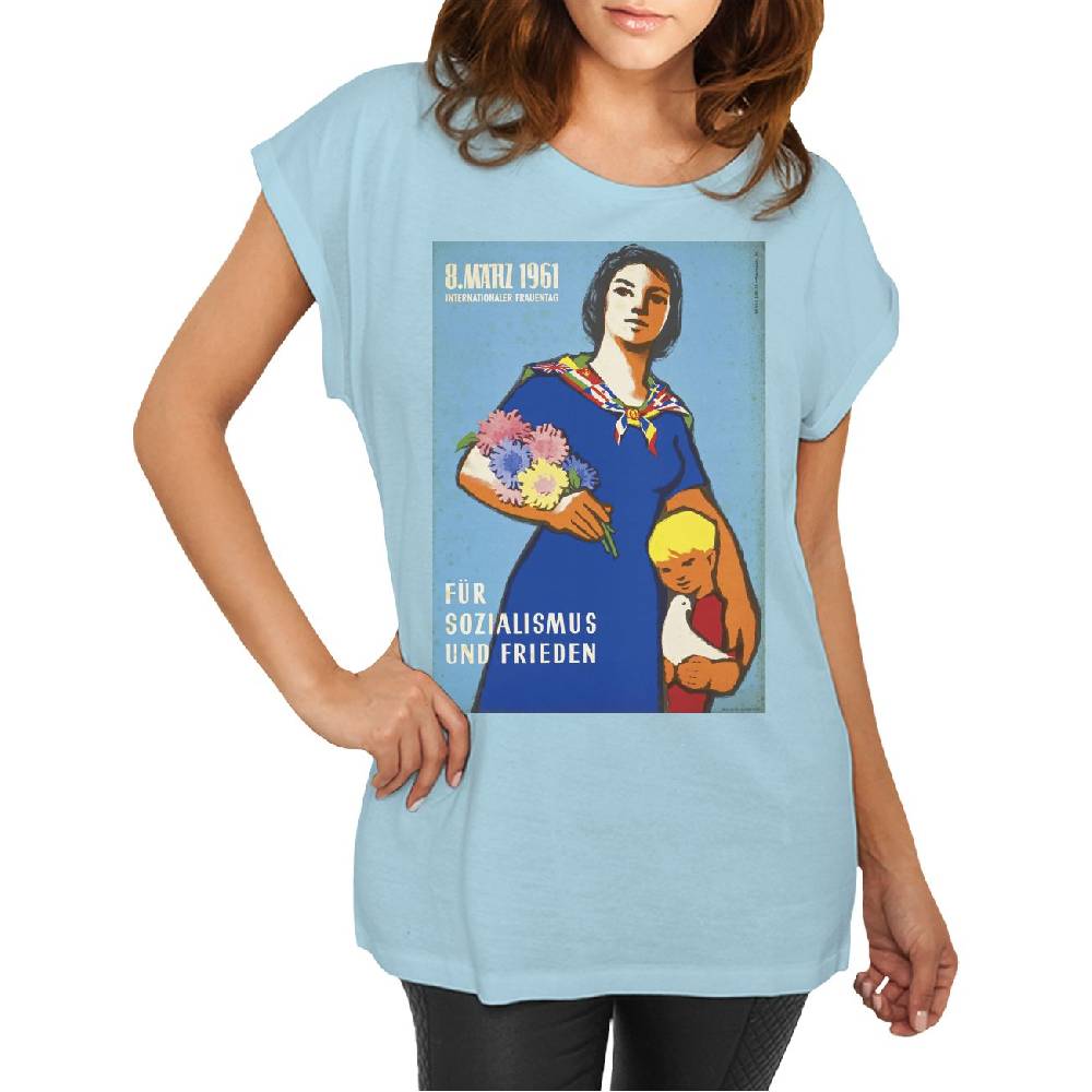 Spass Kostet Longshirt Damen weit geschnitten 8. März Internationaler Frauentag für Frieden