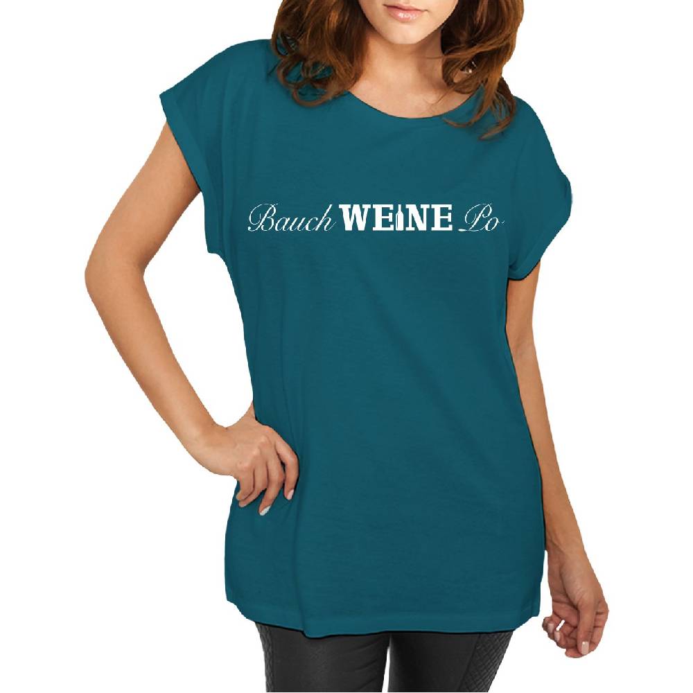 Spass Kostet Longshirt Damen weit geschnitten Bauch WEINE Po Spass Kostet Longshirt Damen weit geschnitten Bauch WEINE Po