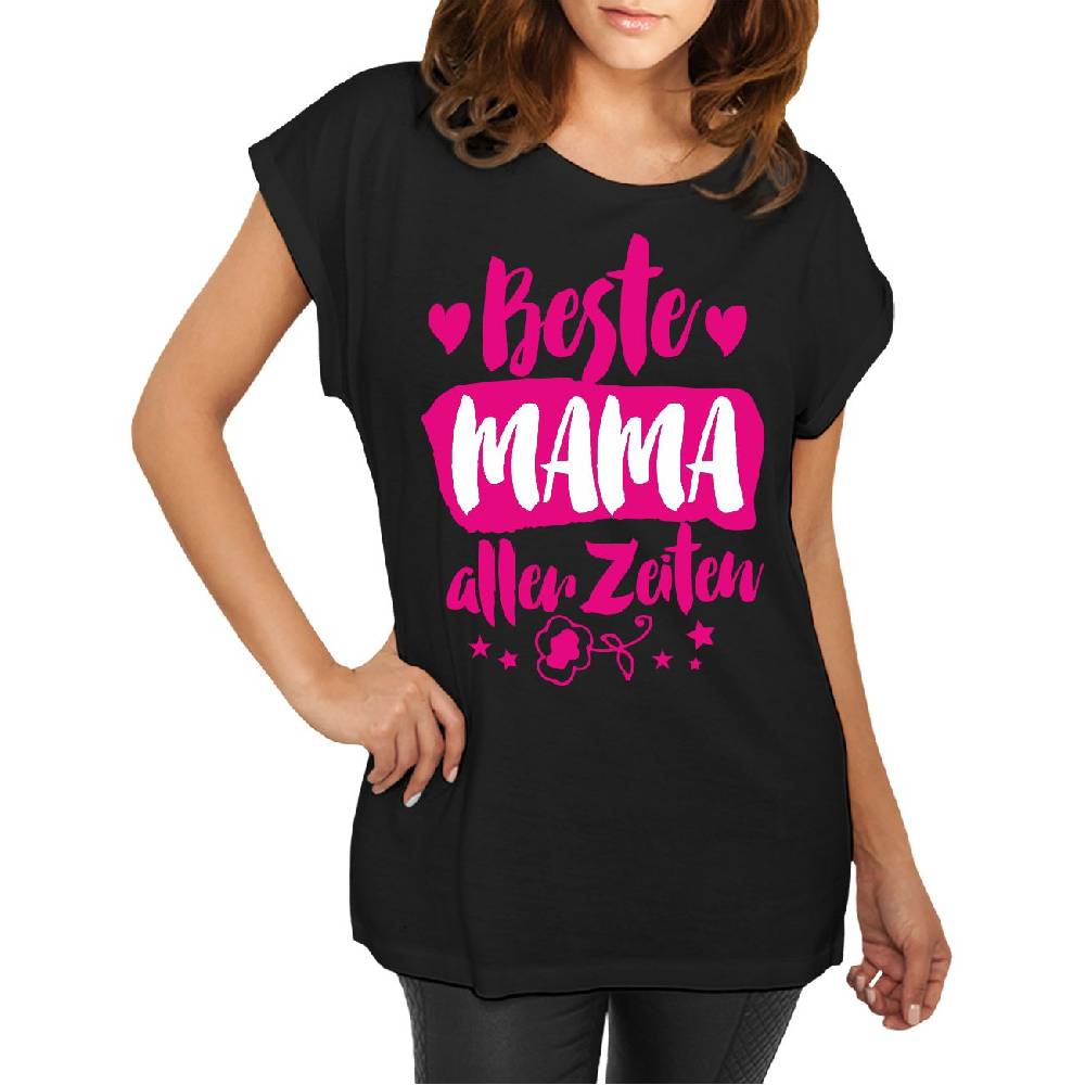 Spass Kostet Longshirt Damen weit geschnitten Beste Mama aller Zeiten