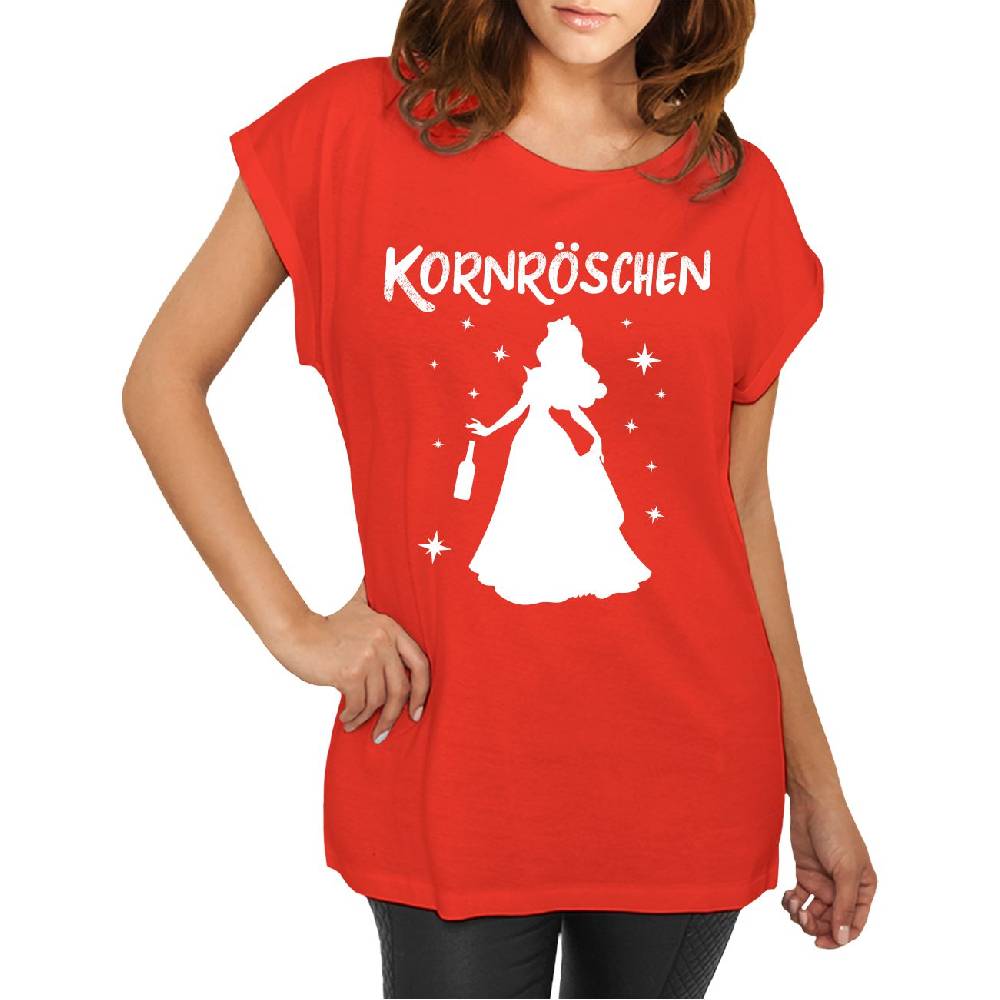 Spass Kostet Longshirt Damen weit geschnitten Kornröschen