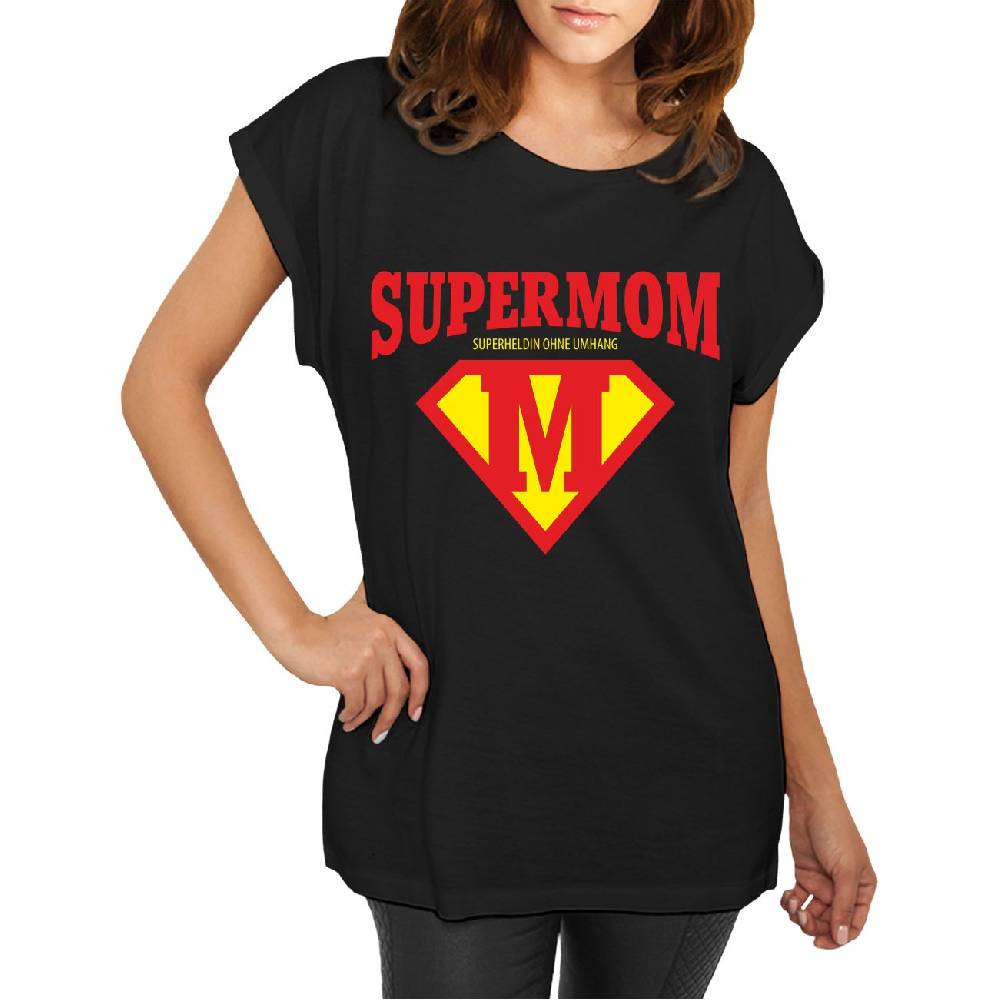Spass Kostet Longshirt Damen Weit Geschnitten Mama Super Mom