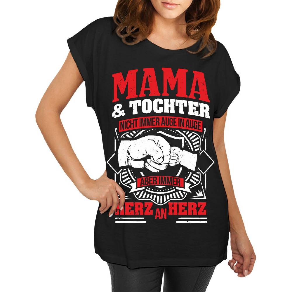 Spass Kostet Longshirt Damen weit geschnitten Mama & Tochter