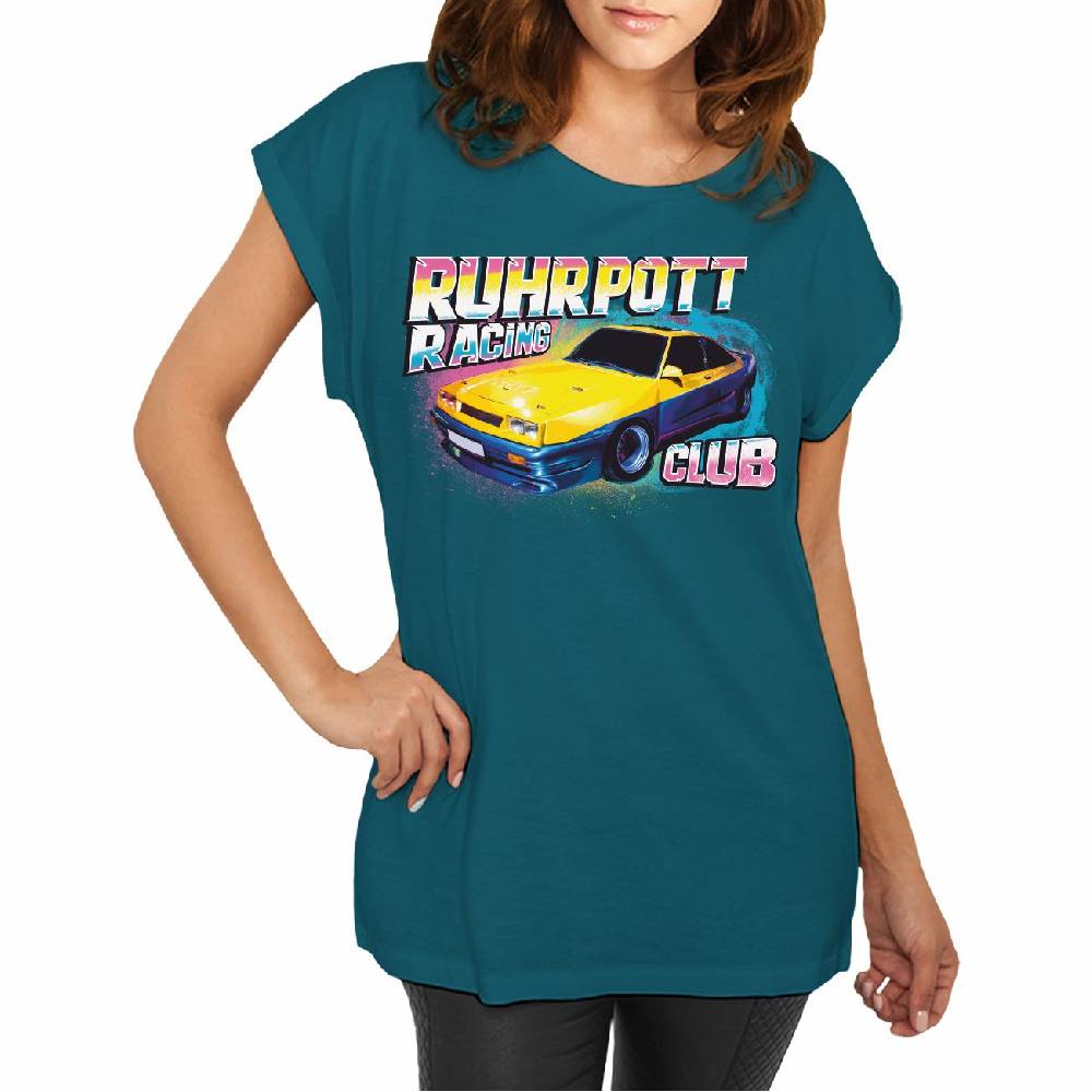 Spass Kostet Longshirt Damen weit geschnitten Ruhrpott Racing Club