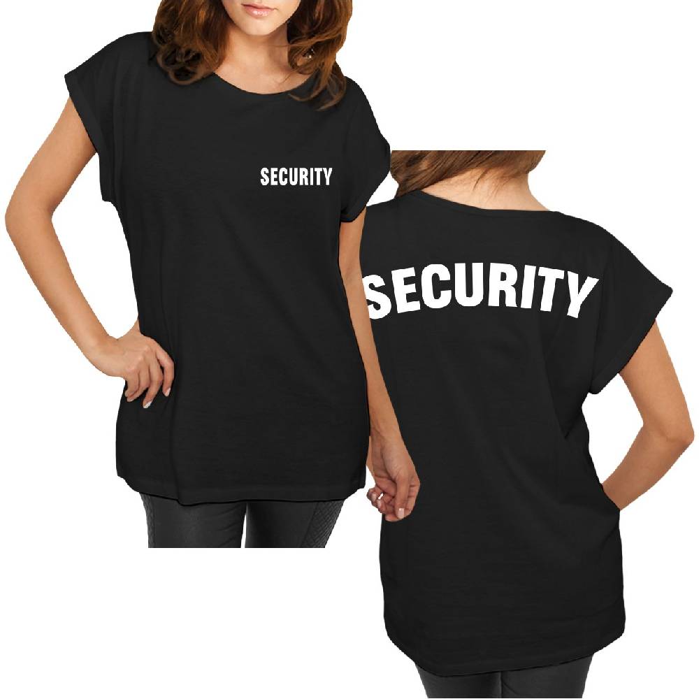 Spass Kostet Longshirt Damen weit geschnitten Security