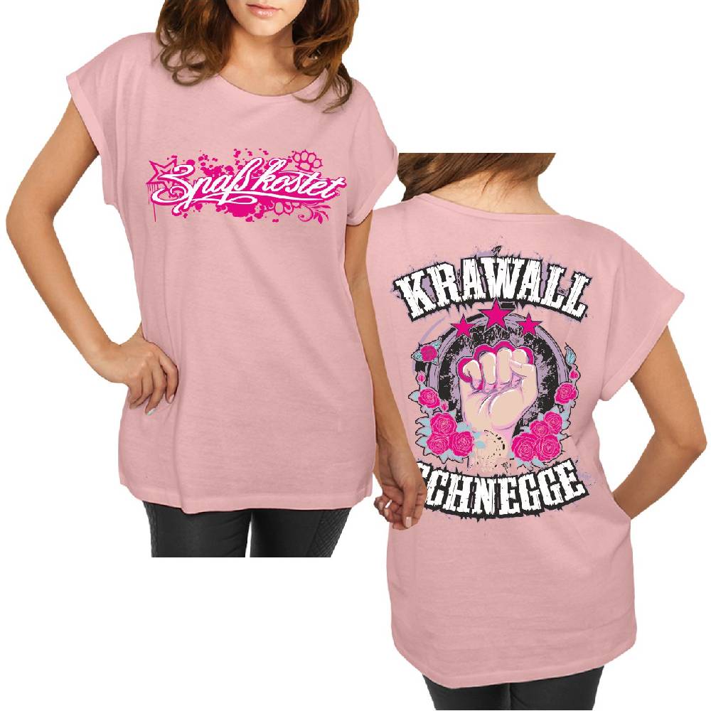 Spass Kostet Longshirt Damen weit geschnitten Spaß kostet Krawallschnegge