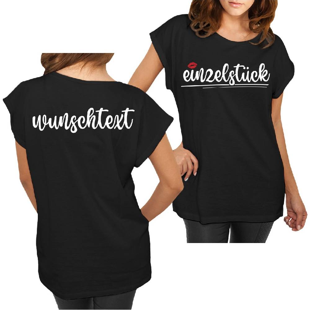 Spass Kostet Longshirt Damen Weit Geschnitten WUNSCHTEXT Einzelstück