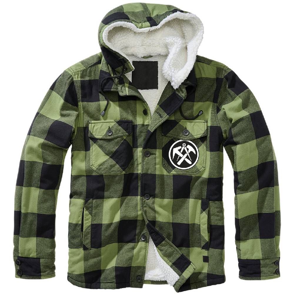 Spass Kostet Lumberjacket mit Kapuze und Fell DACHDECKER