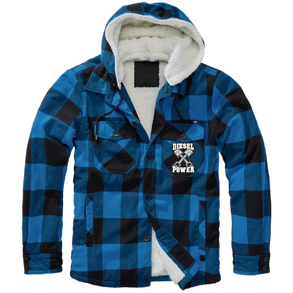 Spass Kostet Lumberjacket mit Kapuze und Fell DIESEL POWER