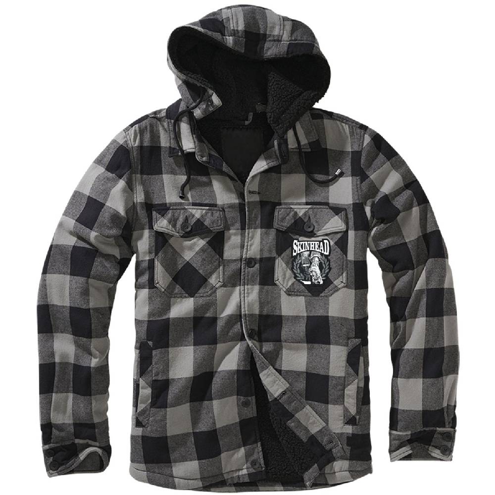Spass Kostet Lumberjacket mit Kapuze und Fell Skinhead - a way of life