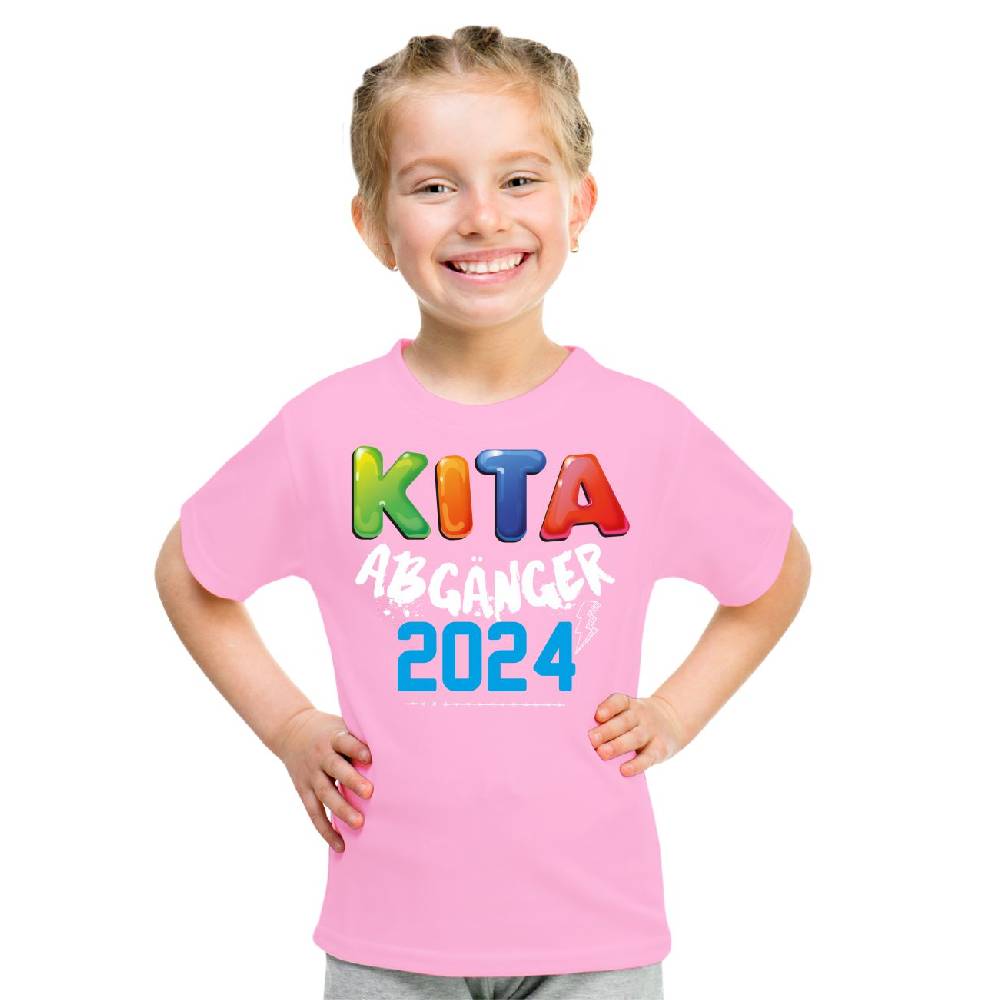 Spass Kostet Mädchen TShirt KITA Abgänger 2024 bunt
