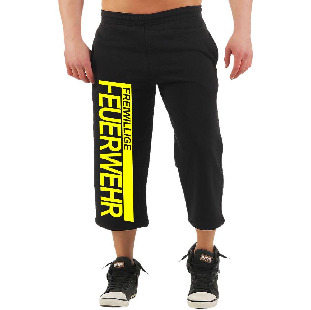 Spass Kostet Männer 3/4 Hose FFW Freiwillige Feuerwehr