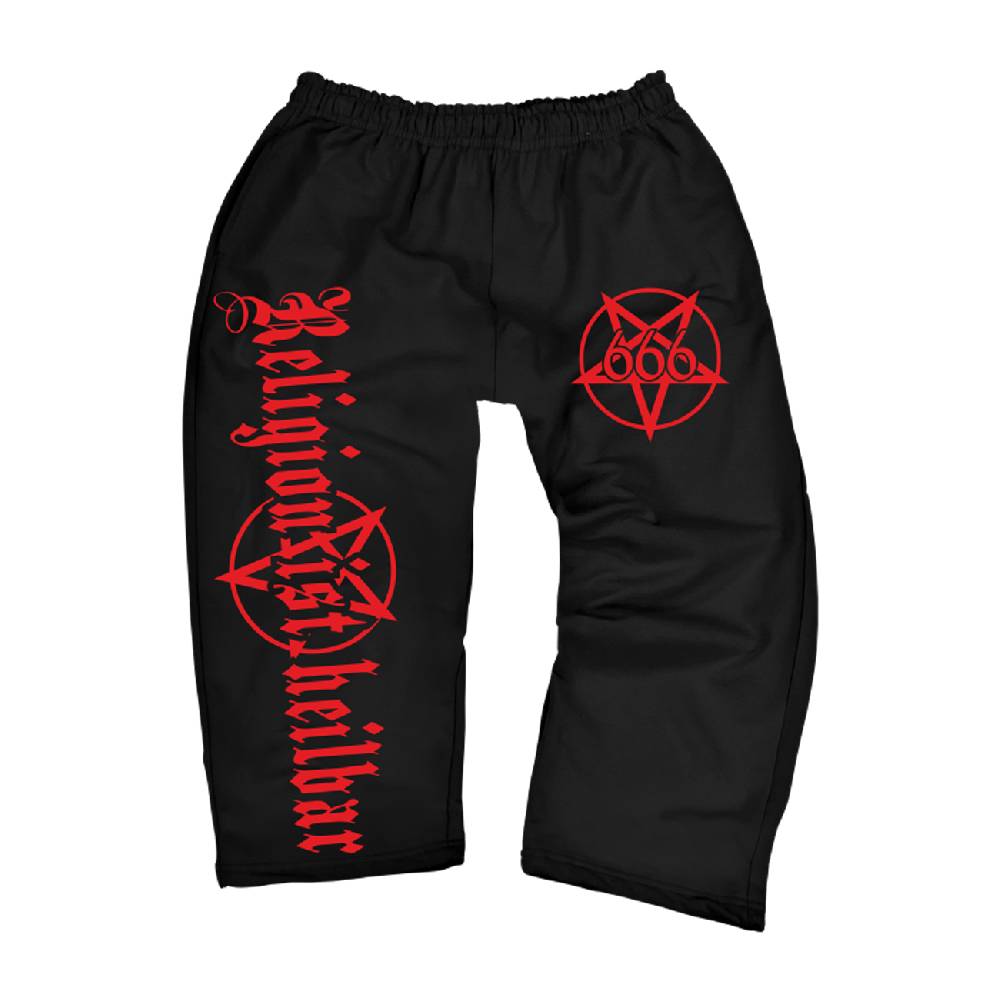 Spass Kostet Männer 3/4 Hose Religion ist heilbar Pentagramm