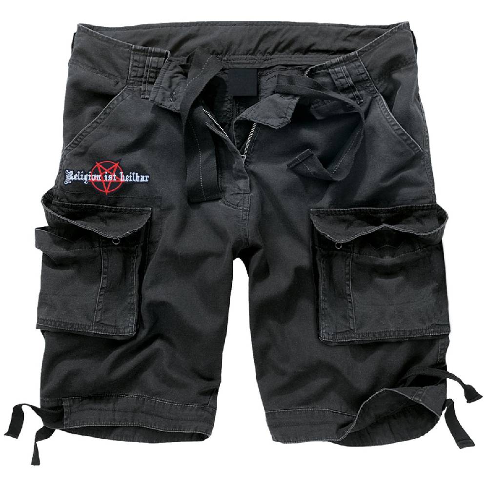 Spass Kostet Männer Armee kurze Hosen Shorts Religion ist heilbar Aufnäher