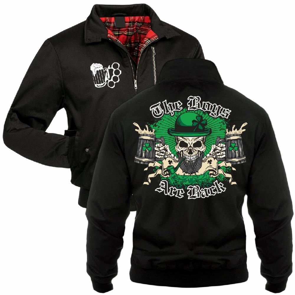 Spass Kostet Männer Gefütterte Harrington Jacke The Boys are Back