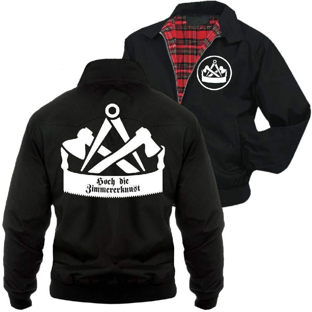 Spass Kostet Männer Harrington Jacke Zimmermann Hoch die Zimmererkunst