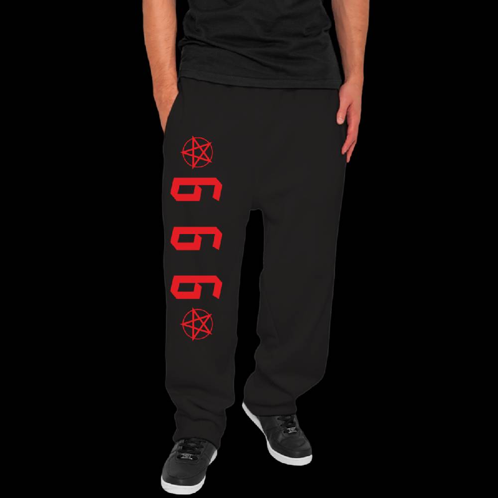 Spass Kostet Männer Jogginghose Trainingshose 666 Pentagramm