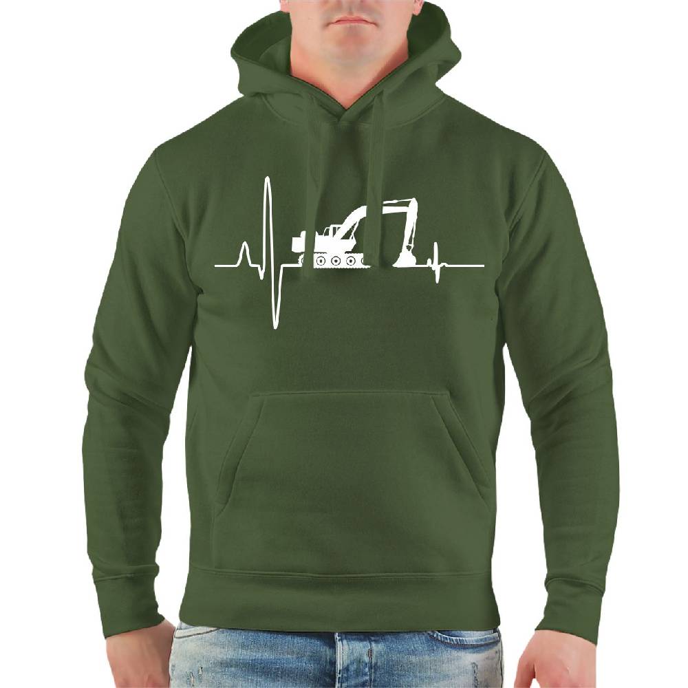 Spass Kostet Männer Kapu Baggerfahrer Herzschlag Hobby Beruf