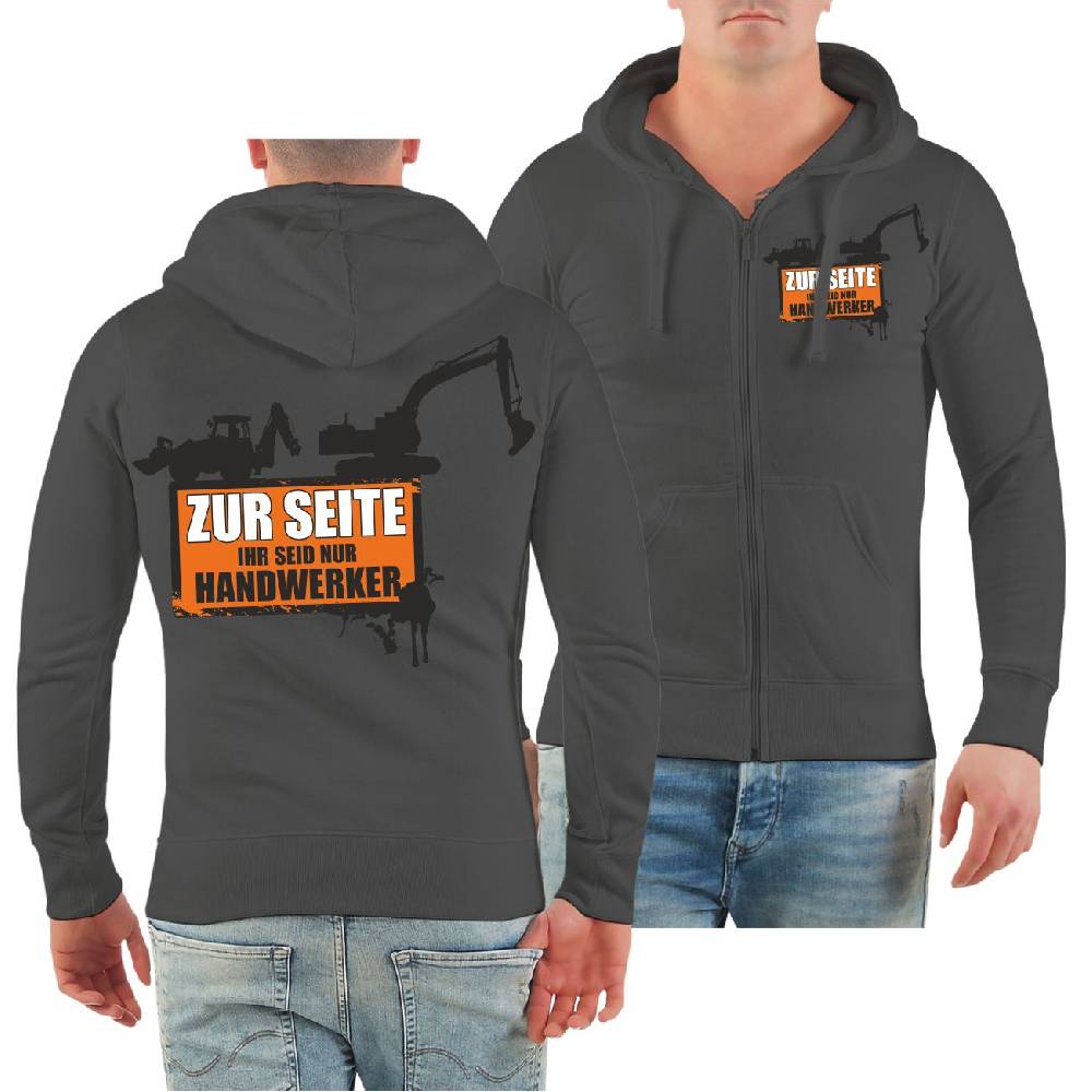 Spass Kostet Männer Kapuzenjacke Baggerfahrer Kranfahrer ZUR SEITE ihr seid nur Handwerker