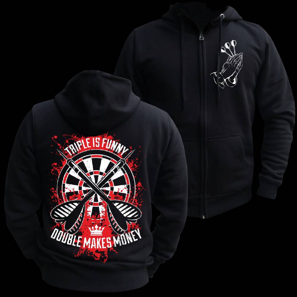 Spass Kostet Männer Kapuzenjacke Dart Double makes Money