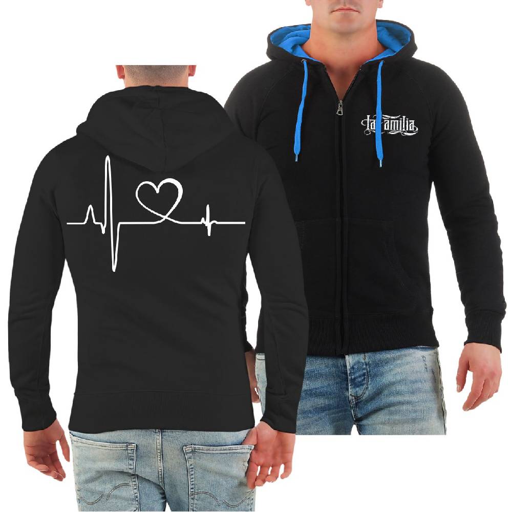 Spass Kostet Männer Kapuzenjacke Herzschlag Liebe & Hoffnung