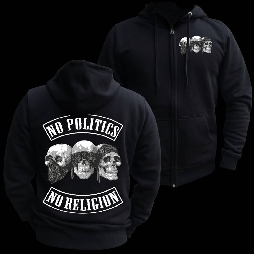 Spass Kostet Männer Kapuzenjacke No Politics No Religion