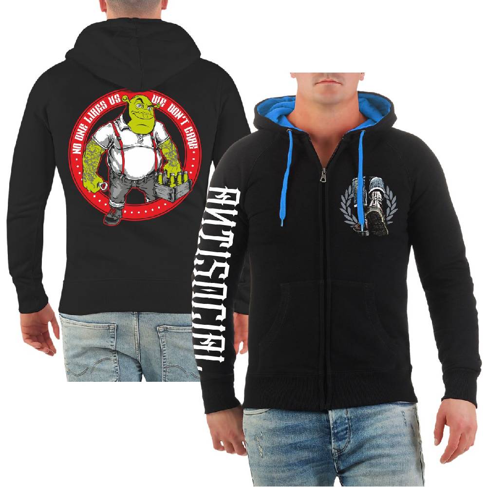 Spass Kostet Männer Kapuzenjacke Oi skin punk No one like us we dont care