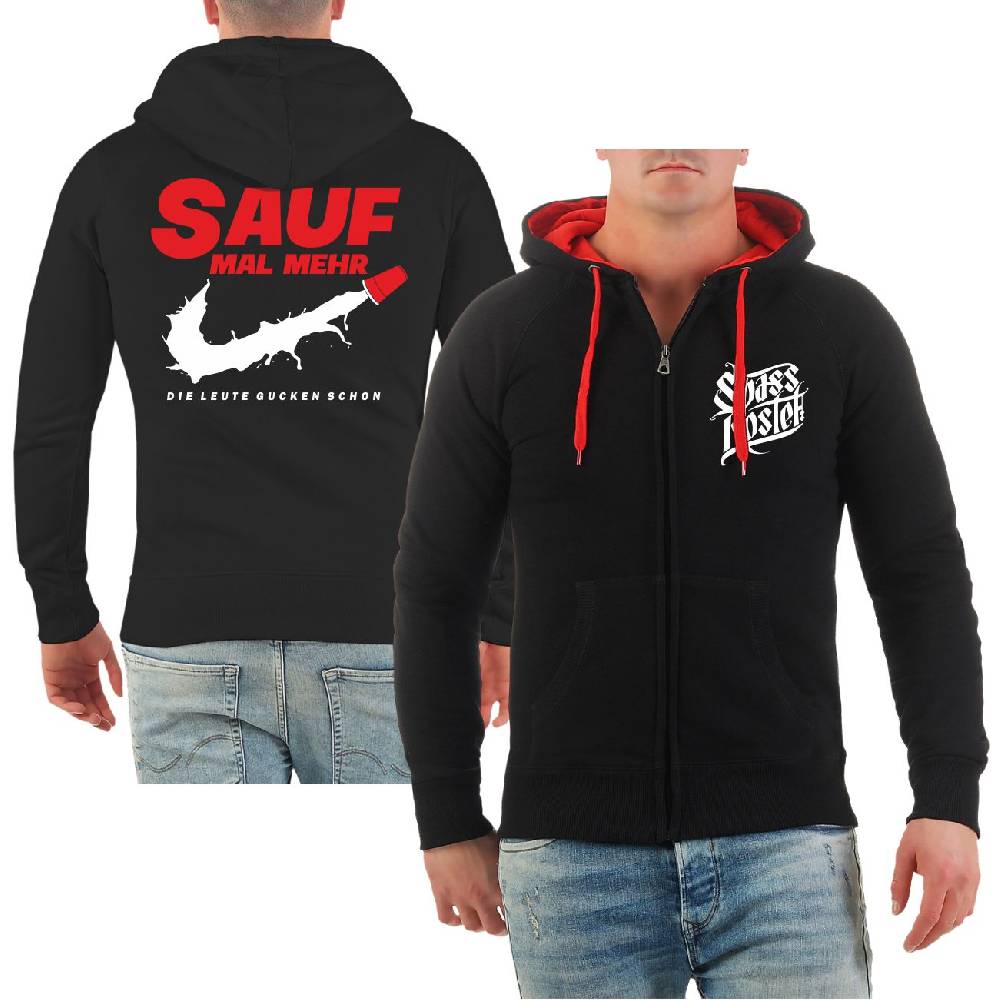 Spass Kostet Männer Kapuzenjacke Sauf mal mehr die Leute gucken schon