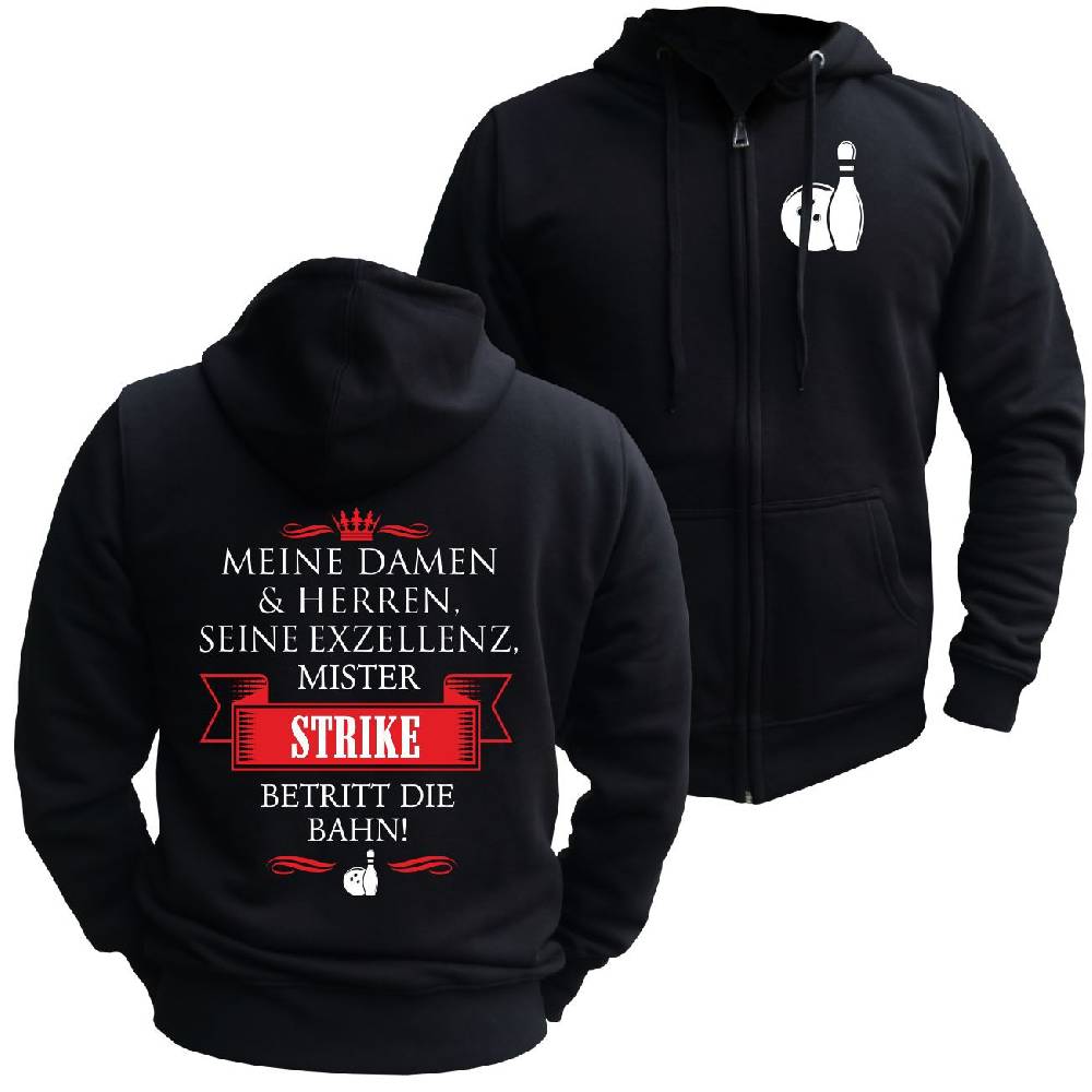 Spass Kostet Männer Kapuzenjacke Seine Exzellenz DER BOWLER