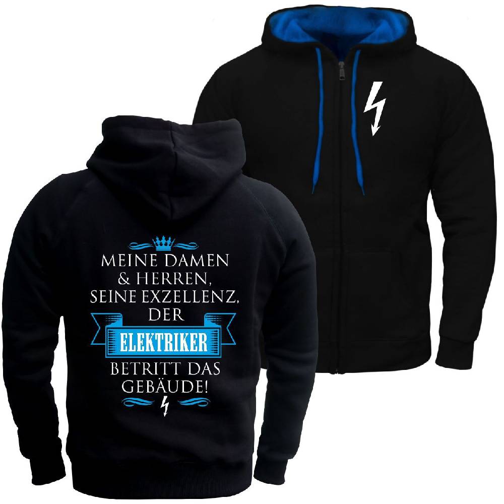 Spass Kostet Männer Kapuzenjacke Seine Exzellenz DER ELEKTRIKER