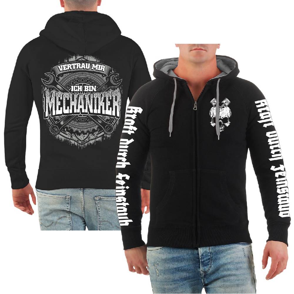 Spass Kostet Männer Kapuzenjacke Vertrau mir ich bin Mechaniker